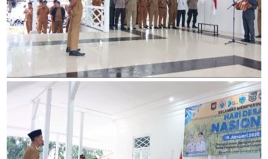 Kadis DPMPD Pandeglang Muslim Taupik Pimpin Acara Hari Desa Nasional 15 Januari 2026 Di Kawedanan Menes 