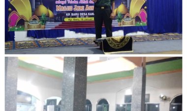 Danramil 0106/Menes Kodim 0601/Pandeglang Hadiri Peringatan Isra Mi'Raj Nabi Muhammad SAW Th 1447 H Di Desa Kananga.