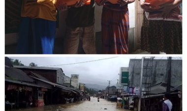 Dinas Sosial Kabupaten Pandeglang Bagian Bantuan Korban Banjir Di Kecamatan Sumur 