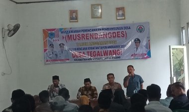Desa  Tegal Wangi Sukses Laksanakan Musrenbangdes 2026 Rencana Kegiatan Tahun 2027
