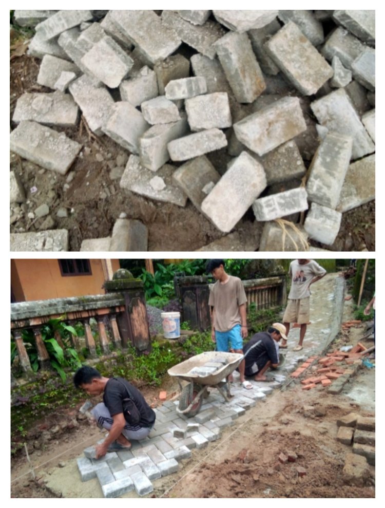 Diduga Asal Jadi, Proyek Paving Blok Dana Banprov Banten di Lebak Disorot Tajam