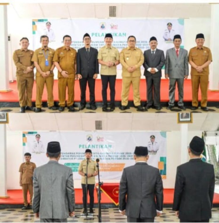 Bupati Lebak Lantik Dewan Pengawas Perusahaan Umum Daerah Air Minum Tirta Kalimaya Periode 2026-2030.