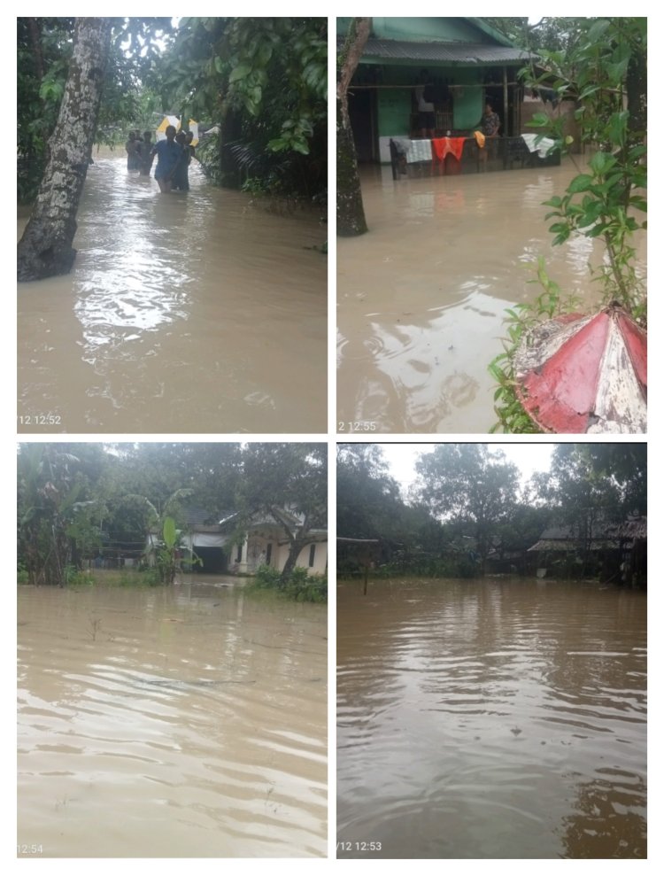 Kampung Peuntas Desa Patia Kabupaten Pandeglang Dilanda Banjir