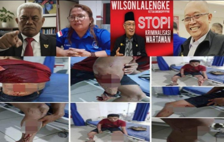AKSI KEJI DI DEPAN ISTRI : Koalisi 15 Organisasi Pers Nasional Desak Presiden dan Kapolri Terapkan Pasal Percobaan Pembunuhan Berencana Terhadap Wartawan Di Balut