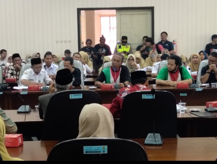 Audiensi GPK Dengan DPRD Komisi IV Perjuangkan Nasib Guru PAI Sampai Tuntas.