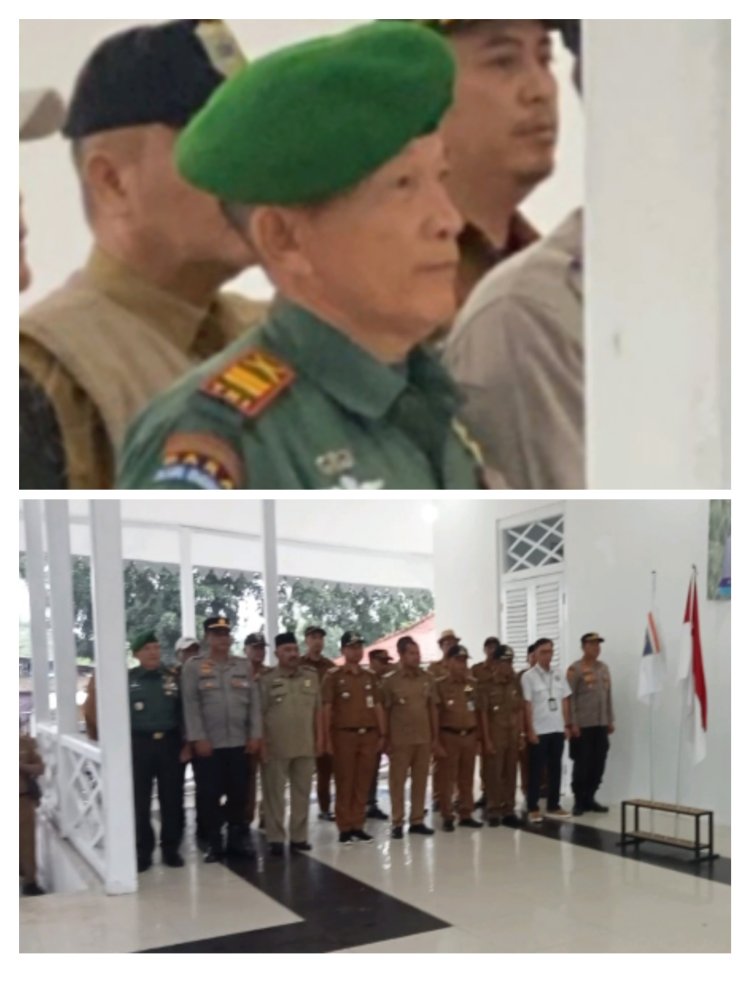 Danramil 0106/Menes Kodim 0601/Pandeglang Hadiri Acara Peringatan Hari Desa Nasional 15 Januari 2026.
