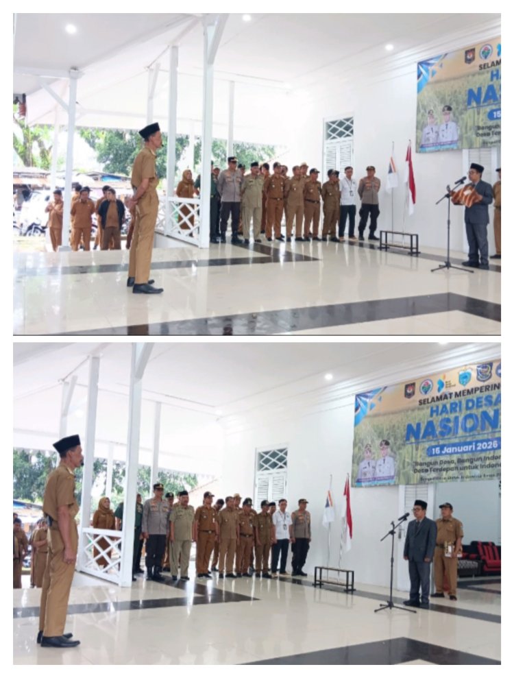 Kadis DPMPD Pandeglang Muslim Taupik Pimpin Acara Hari Desa Nasional 15 Januari 2026 Di Kawedanan Menes 