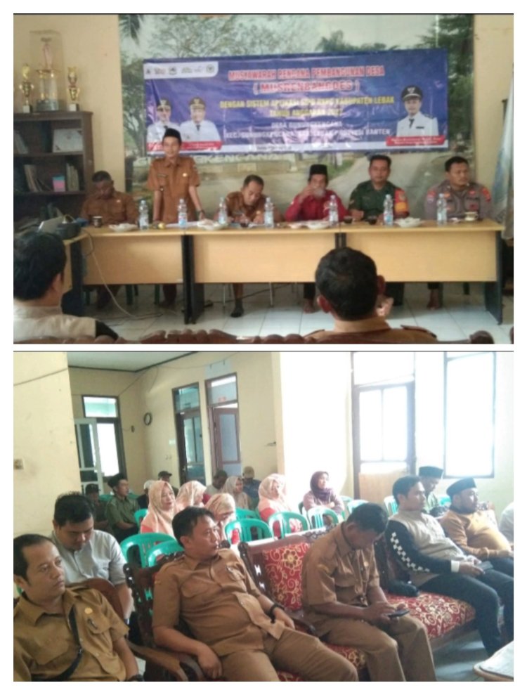 Musyawarah Rencana Pembangunan ( musrenbangdes ) Desa Gunungkencana, Berjalan Lancar