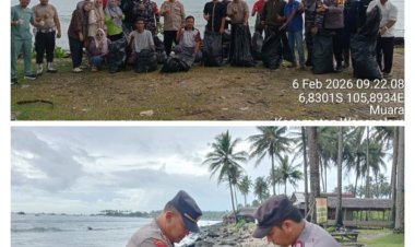 Kapolsek Wanasalam AKP Subara S.IP . bersama Forum Komunikasi Pimpinan Kecamatan (Forkopimcam) Wanasalam Lakukan Corve.