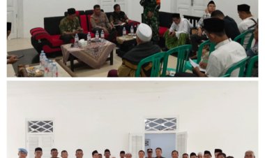 Lettu inf Ibna Suhar Mengikuti Musyawarah Haul Muassis MWC NU Menes.