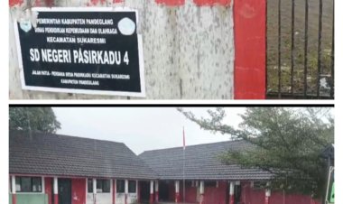 Diduga SDN Pasirkadu 4 Kecamatan Sukaresmi Tutup Di Jam Sekolah