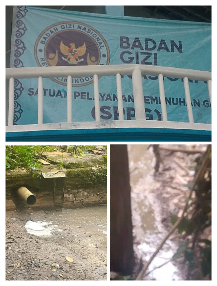 Limbah Dapur MBG Sindanghayu  Diduga Rusak Kebun Warga 
