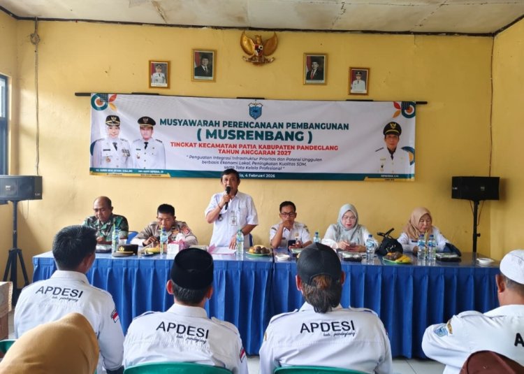 Acara Musrembang Kecamatan Patia Dihadiri Kadis DPMPD & Anggota DPRD Pandeglang Komisi IV