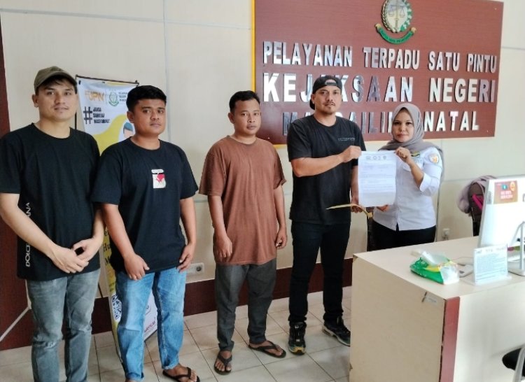 AMP-Mandakor Laporkan Ke Kejaksaan Penggunaan Anggaran Dunas Pendidikan MADINA Th 2025