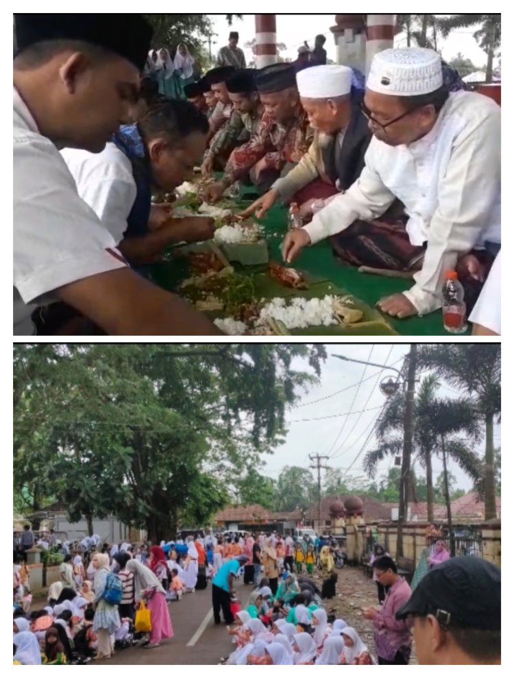 Lettu Inf Ibna Suhar Danramil 0106/Menes Hadiri Kegiatan Menyambut Munggahan Gebyar Ramadhan 2026.