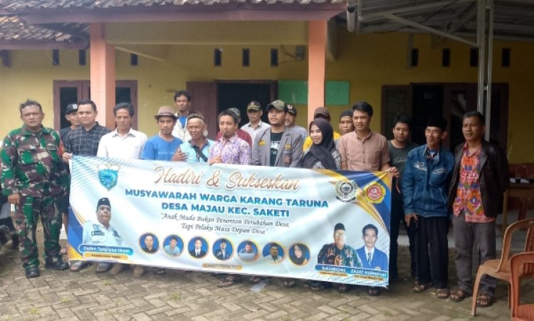 Musyawarah Ketua Karang Taruna di Desa Majau Berjalan Lancar dan Kondusif