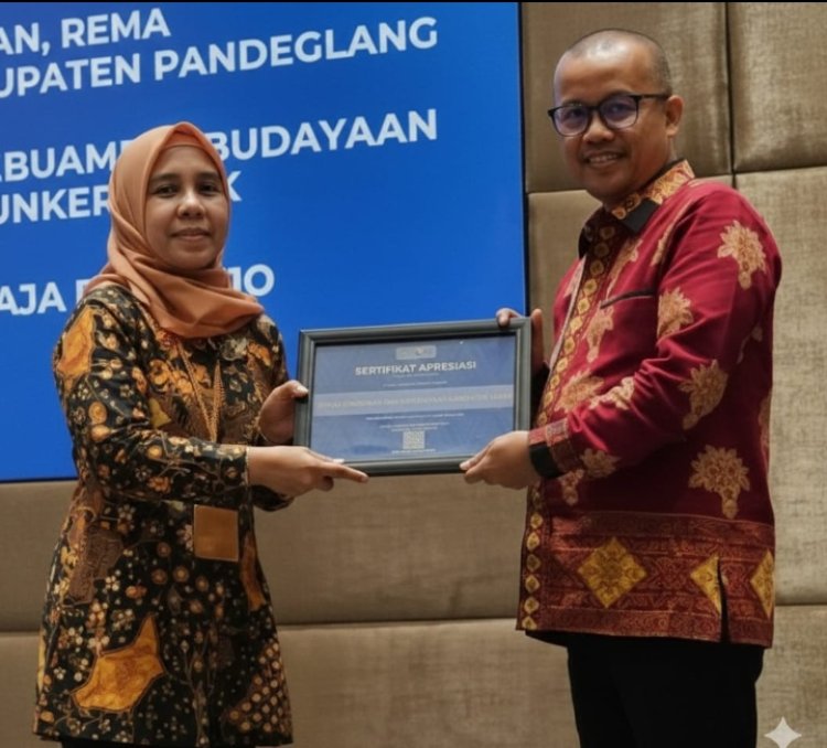 Dinas Pendidikan Kabupaten Lebak Raih Sertifikat Apresiasi dari Kanwil DJP Banten 2025