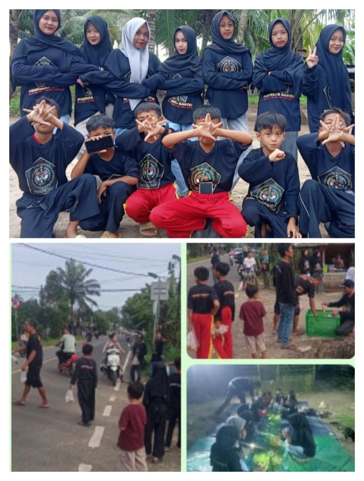 Pendekar Banten Kordes Cikiruh Wetan Gelar Bagi-Bagi Ta'jil Dan Bukber Bersama di Bulan Suci Ramadan