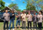 Kunjungan Peninjauan Kapolres Lebak ke Pantai Muara Binuangeun,