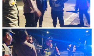 Jajaran Polsek Pulosari Adakan Giat Pengamanan Malam Hari Raya Idul Fitri, Siap Berikan Kenyamanan Warga 
