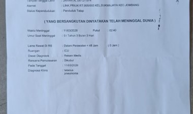 Meski Memiliki KTP Administrasi kota cilegon Masyarakat Ex Lapak priuk kelurahan  Sukmajaya yang sudah meninggal tidak bisa di buatkan akte kematian oleh disduk capil kota cilegon