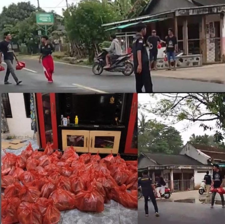 Marhaban ya Ramadhan Pendekar Banten Korcam Cikeusik Korda II Pandeglang Gelar Acara Berbagi Takjil 