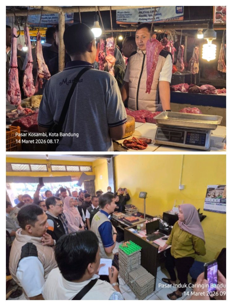 Jelang Nyepi dan Lebaran, Satgas Saber Pangan Pusat Pantau Langsung Harga Bapokting di Kota Bandung: Stock Aman dan Harga Terkendali