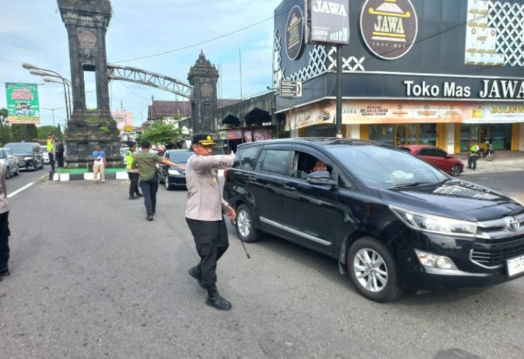 Antisipasi Puncak Arus Balik, Ini  Langkah  Polres Klaten  Cegah Lalu Lintas Macet