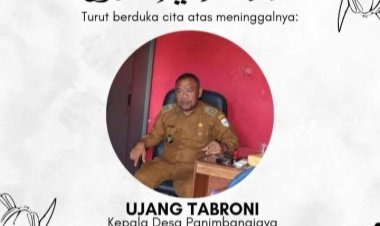  Insan Pers Ikut Bela Sungkawa Atas Wafatnya Bapak Ujang Tabroni,kepala desa Panimbang Jaya, Pandeglang Banten 
