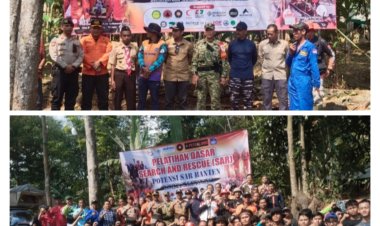 Kapten INF Ibna Suhar Danramil 0106/Menes Mewakili Dandim 0601 Dalam Acara Pembukaan LATSAR 2026 di Basecamp AMI-Menes.