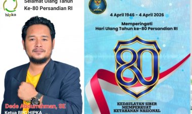 Selamat HUT Ke-80 Persandian RI, Dede Abdurrahman, SE, Ketua BPC HIPKA Pandeglang