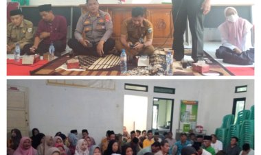 Kapten INF Ibna Suhar Danramil 0106/Menes Dan Pihak Mupika Hadiri Sertijab PLH Kades Sindangkarya Ke PJ.