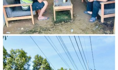 Terima Laporan Warga Polsek Pulosari Polres Pandeglang, Terkait Jatuhnya Korban Berkendara Akibat Kabel Wifi