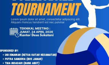 Karang Taruna Desa Sukatani Akan Gelar Turnamen Voli Antar RT Se-Desa Sukatani 