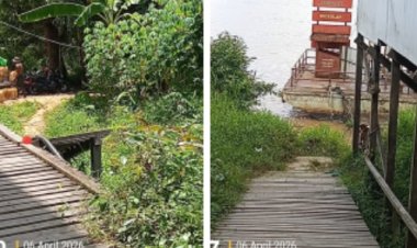 LAGI-LAGI APMS ATAU SPBU TERAPUNG DI WILAYAH SUNGAI AYAK MENJADI SOROTAN PUBLIK 