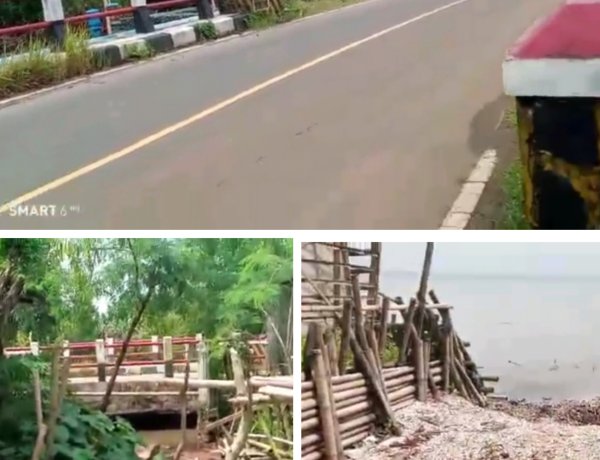 Warga Meminta Kepada Pihak Dinas Atau Pelaksana Yang Sedang Laksanakan Rehabilitas Jembatan Kp Ciheru Desa Mekarsari-Panimbang Untuk Bantu Keruk Drainase 