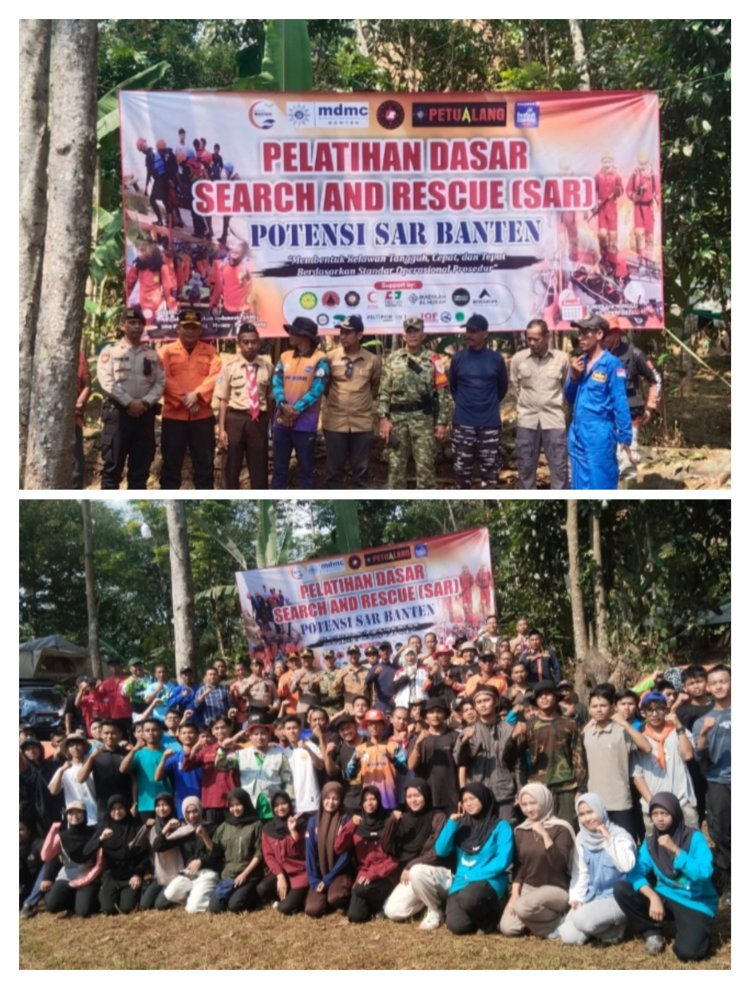 Kapten INF Ibna Suhar Danramil 0106/Menes Mewakili Dandim 0601 Dalam Acara Pembukaan LATSAR 2026 di Basecamp AMI-Menes.