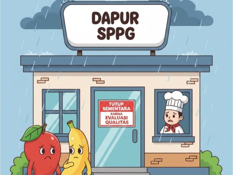 SPPG Manglid 2 Cibitung Berhenti Operasi, Buntut Viral Menu MBG Berbelatung Di SDN Cikadu 1