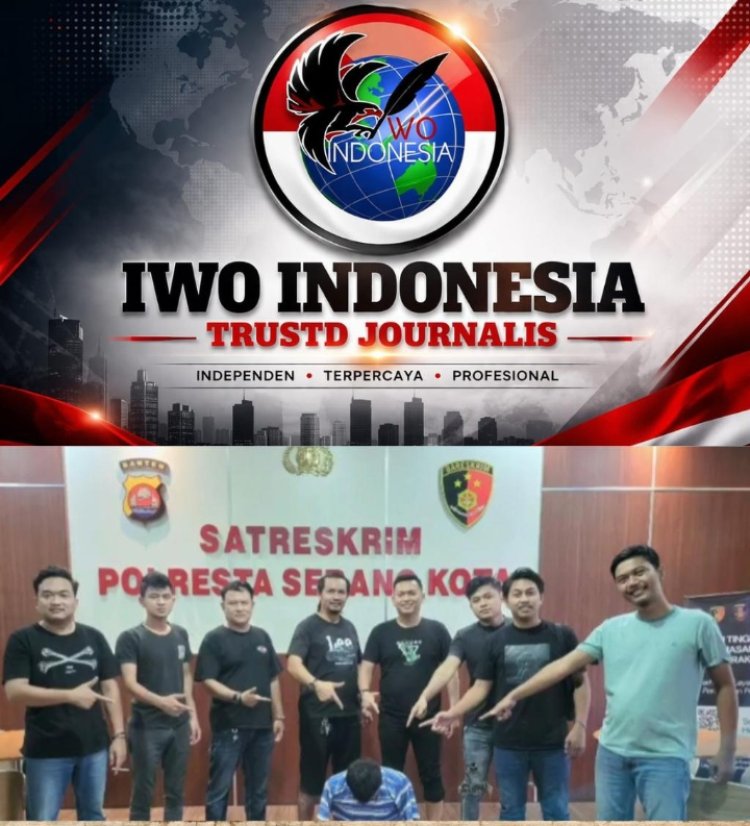 IWO-I banten Apresiasi Kerja Polres Serang Kota,Tangkap PelakuTtipu Gelap Yang Mengaku Buser.