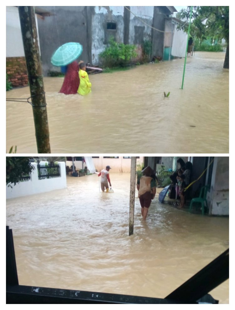 Sidamulya Desa Gombong-Panimbang di Kepung Banjir