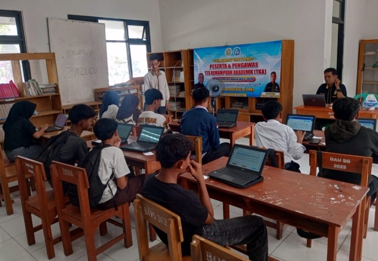 Guna Pengukuran Kualitas Pembelajar, PKBM Bahrul Ilmi Kecamatan Jiput Lanksanakan TKA Tahun 2026