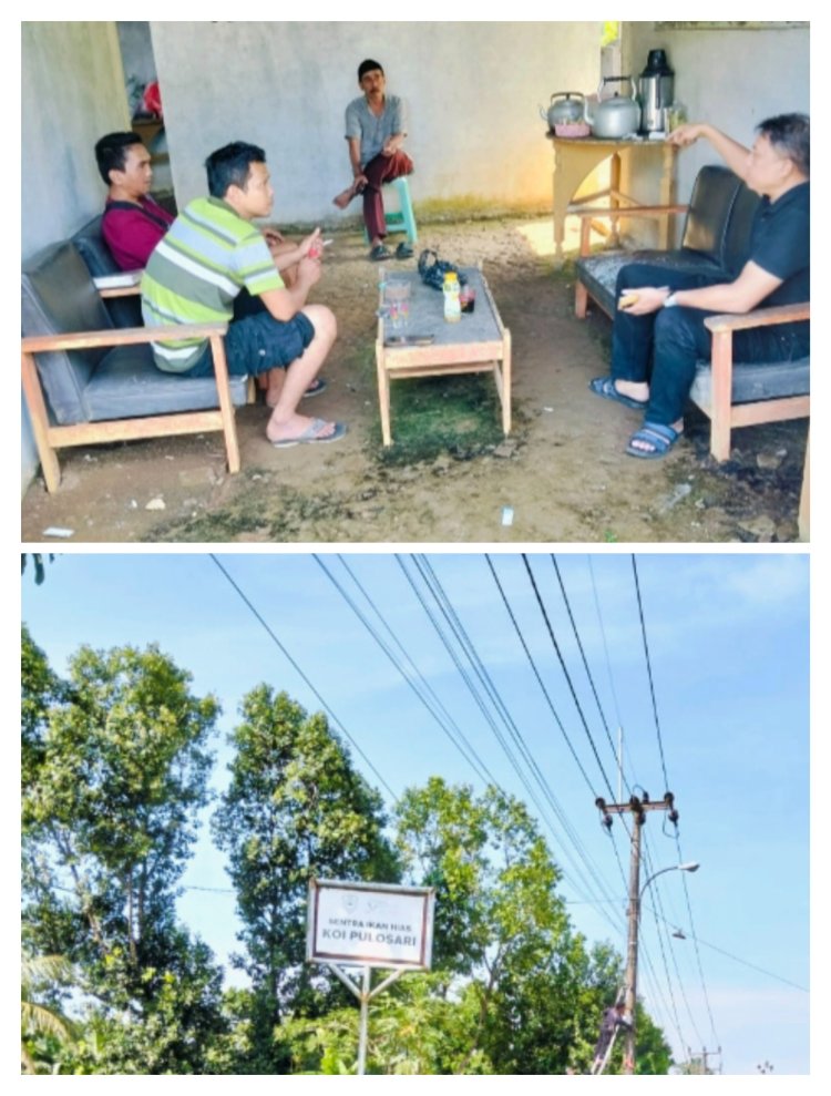 Terima Laporan Warga Polsek Pulosari Polres Pandeglang, Terkait Jatuhnya Korban Berkendara Akibat Kabel Wifi