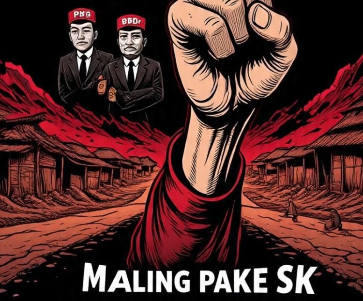Diduga Negara Diam Rakyat Bereaksi, Negara Membiarkan Maling Pake SK, Kedaulatan Rakyat Terancam Retak.