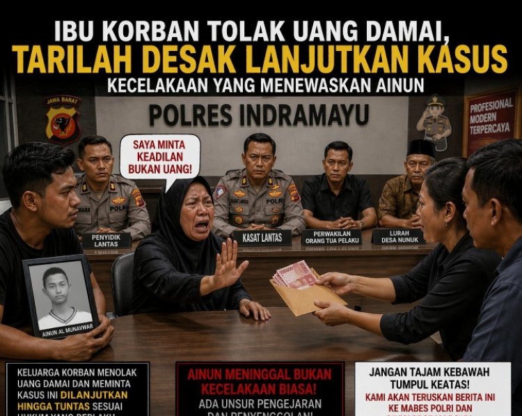 Ibu Korban Tolak Uang Damai, Tarilah Desak Lanjutkan Kasus Kecelakaan yang Menewaskan Ainun