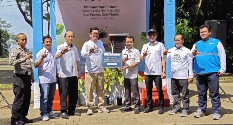 Memperingati Hari Bumi 2026, PLN Indonesia Power PLTU Banten 2 Labuan Tanam 1.000 Pohon di Tahura Banten