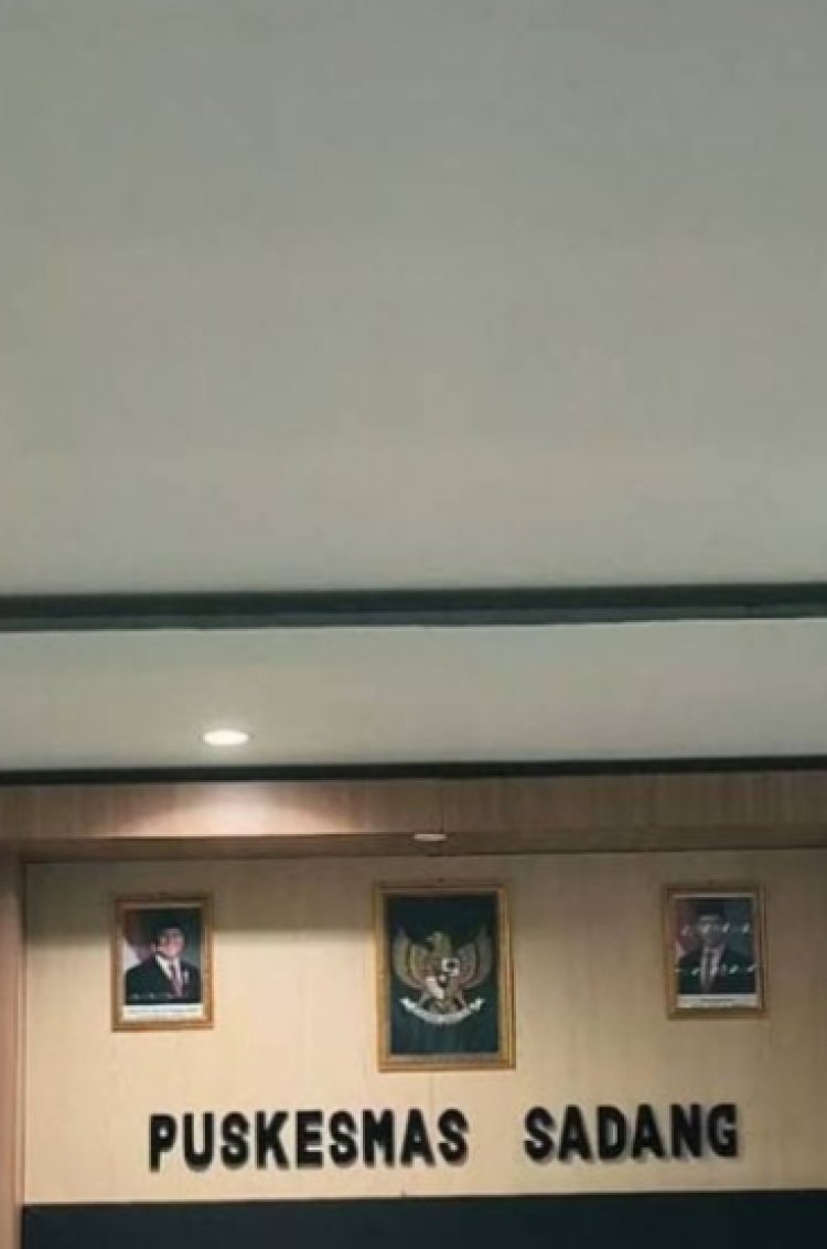 Gelap Penerangan Puskesmas Sadang, Bukan Kesengajaan Tapi Pas Mati Lampu.