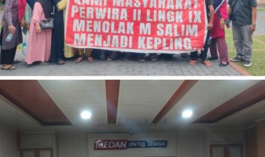 Warga Lingkungan IX Medan Timur Geruduk Pemko: Tolak M Salim Jadi Kepling, Dugaan Jual Beli Jabatan Mencuat.