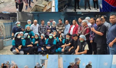 Ketum Rel MBG dan Azis Gagap Tinjau Dapur SPPG Sidorejo Medan Tembung