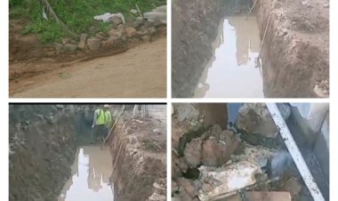 Proyek Jalan Nasional Rp 82 Miliar Diduga Mangkrak, Pipa PDAM Bocor Tak Kunjung Diperbaiki