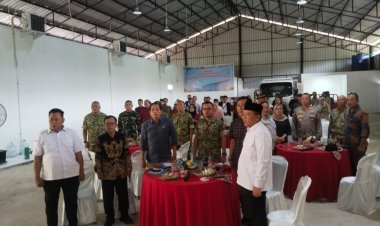 Dandim 0601/Pandeglang Bersama Forkopimda Pandeglang Hadiri Vicon Peluncuran 1.061 Gerai KDKMP Nasional, Memdengar Langsung Arahan Presiden Prabowo, di Gedung KDMP Kartasana-Pagelaran